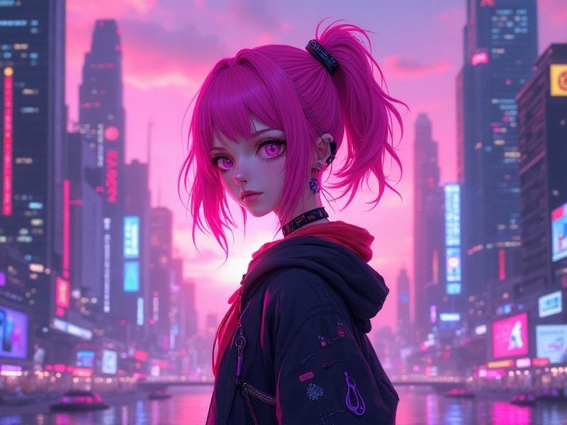 Neon City Girl